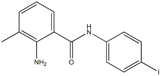 2-amino-N-(4-iodophenyl)-3-methylbenzamide Struktur