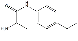 2-amino-N-(4-isopropylphenyl)propanamide Struktur