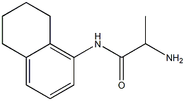 2-amino-N-5,6,7,8-tetrahydronaphthalen-1-ylpropanamide Struktur