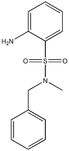 2-amino-N-benzyl-N-methylbenzene-1-sulfonamide Struktur