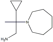 2-azepan-1-yl-2-cyclopropylpropan-1-amine Struktur