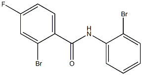 2-bromo-N-(2-bromophenyl)-4-fluorobenzamide Struktur