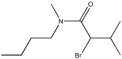 2-bromo-N-butyl-N,3-dimethylbutanamide Struktur