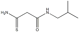 2-carbamothioyl-N-(2-methylpropyl)acetamide Struktur