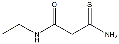 2-carbamothioyl-N-ethylacetamide Struktur