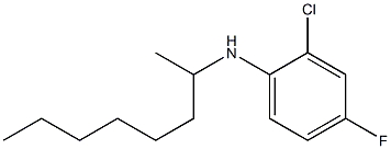 2-chloro-4-fluoro-N-(octan-2-yl)aniline Struktur