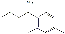 3-methyl-1-(2,4,6-trimethylphenyl)butan-1-amine Struktur