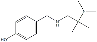 4-({[2-(dimethylamino)-2-methylpropyl]amino}methyl)phenol Struktur