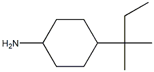 4-(2-methylbutan-2-yl)cyclohexan-1-amine Struktur