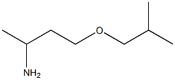 4-(2-methylpropoxy)butan-2-amine Struktur