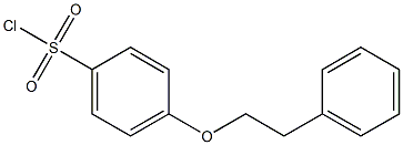 4-(2-phenylethoxy)benzene-1-sulfonyl chloride Struktur