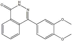 4-(3,4-dimethoxyphenyl)-1,2-dihydrophthalazin-1-one Struktur