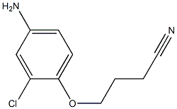 4-(4-amino-2-chlorophenoxy)butanenitrile Struktur