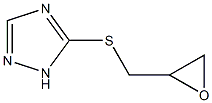 5-[(oxiran-2-ylmethyl)sulfanyl]-1H-1,2,4-triazole Struktur