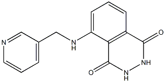 5-[(pyridin-3-ylmethyl)amino]-1,2,3,4-tetrahydrophthalazine-1,4-dione Struktur