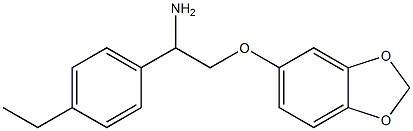 5-[2-amino-2-(4-ethylphenyl)ethoxy]-2H-1,3-benzodioxole Struktur