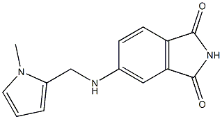 5-{[(1-methyl-1H-pyrrol-2-yl)methyl]amino}-2,3-dihydro-1H-isoindole-1,3-dione Struktur