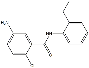 5-amino-2-chloro-N-(2-ethylphenyl)benzamide Struktur