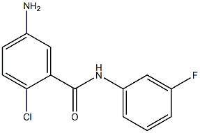 5-amino-2-chloro-N-(3-fluorophenyl)benzamide Struktur