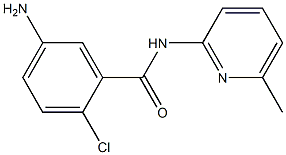 5-amino-2-chloro-N-(6-methylpyridin-2-yl)benzamide Struktur