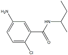 5-amino-N-(sec-butyl)-2-chlorobenzamide Struktur