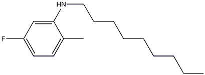 5-fluoro-2-methyl-N-nonylaniline Struktur