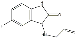 5-fluoro-3-(prop-2-en-1-ylamino)-2,3-dihydro-1H-indol-2-one Struktur