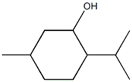 5-methyl-2-(propan-2-yl)cyclohexan-1-ol Struktur