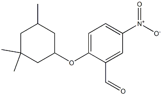 5-nitro-2-[(3,3,5-trimethylcyclohexyl)oxy]benzaldehyde Struktur