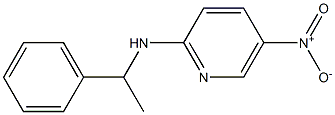 5-nitro-N-(1-phenylethyl)pyridin-2-amine Struktur