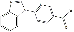 6-(1H-benzimidazol-1-yl)nicotinic acid Struktur