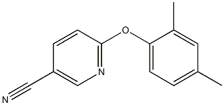 6-(2,4-dimethylphenoxy)nicotinonitrile Struktur