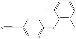 6-(2,6-dimethylphenoxy)nicotinonitrile Struktur