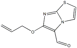 6-(allyloxy)imidazo[2,1-b][1,3]thiazole-5-carbaldehyde Struktur