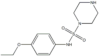 N-(4-ethoxyphenyl)piperazine-1-sulfonamide Struktur