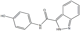 N-(4-hydroxyphenyl)-2H-indazole-3-carboxamide Struktur