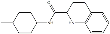 N-(4-methylcyclohexyl)-1,2,3,4-tetrahydroquinoline-2-carboxamide Struktur