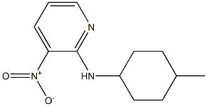 N-(4-methylcyclohexyl)-3-nitropyridin-2-amine Struktur