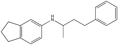 N-(4-phenylbutan-2-yl)-2,3-dihydro-1H-inden-5-amine Struktur