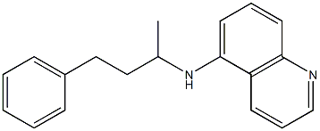 N-(4-phenylbutan-2-yl)quinolin-5-amine Struktur