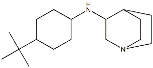 N-(4-tert-butylcyclohexyl)-1-azabicyclo[2.2.2]octan-3-amine Struktur