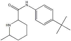 N-(4-tert-butylphenyl)-6-methylpiperidine-2-carboxamide Struktur