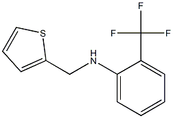 N-(thiophen-2-ylmethyl)-2-(trifluoromethyl)aniline Struktur