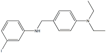 N,N-diethyl-4-{[(3-iodophenyl)amino]methyl}aniline Struktur