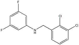 N-[(2,3-dichlorophenyl)methyl]-3,5-difluoroaniline Struktur