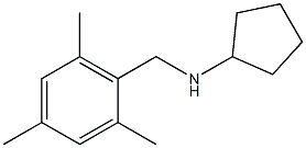 N-[(2,4,6-trimethylphenyl)methyl]cyclopentanamine Struktur