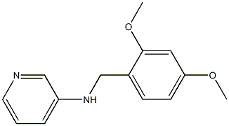 N-[(2,4-dimethoxyphenyl)methyl]pyridin-3-amine Struktur