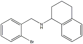 N-[(2-bromophenyl)methyl]-1,2,3,4-tetrahydronaphthalen-1-amine Struktur