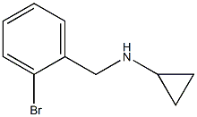 N-[(2-bromophenyl)methyl]cyclopropanamine Struktur