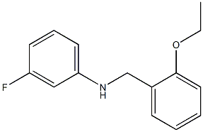 N-[(2-ethoxyphenyl)methyl]-3-fluoroaniline Struktur